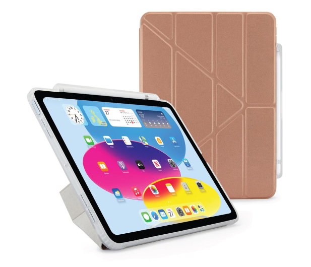 Pipetto Origami Pencil Case do iPad 2022 (10. gen.) rose gold P053-63-V - 1185405 - zdjęcie